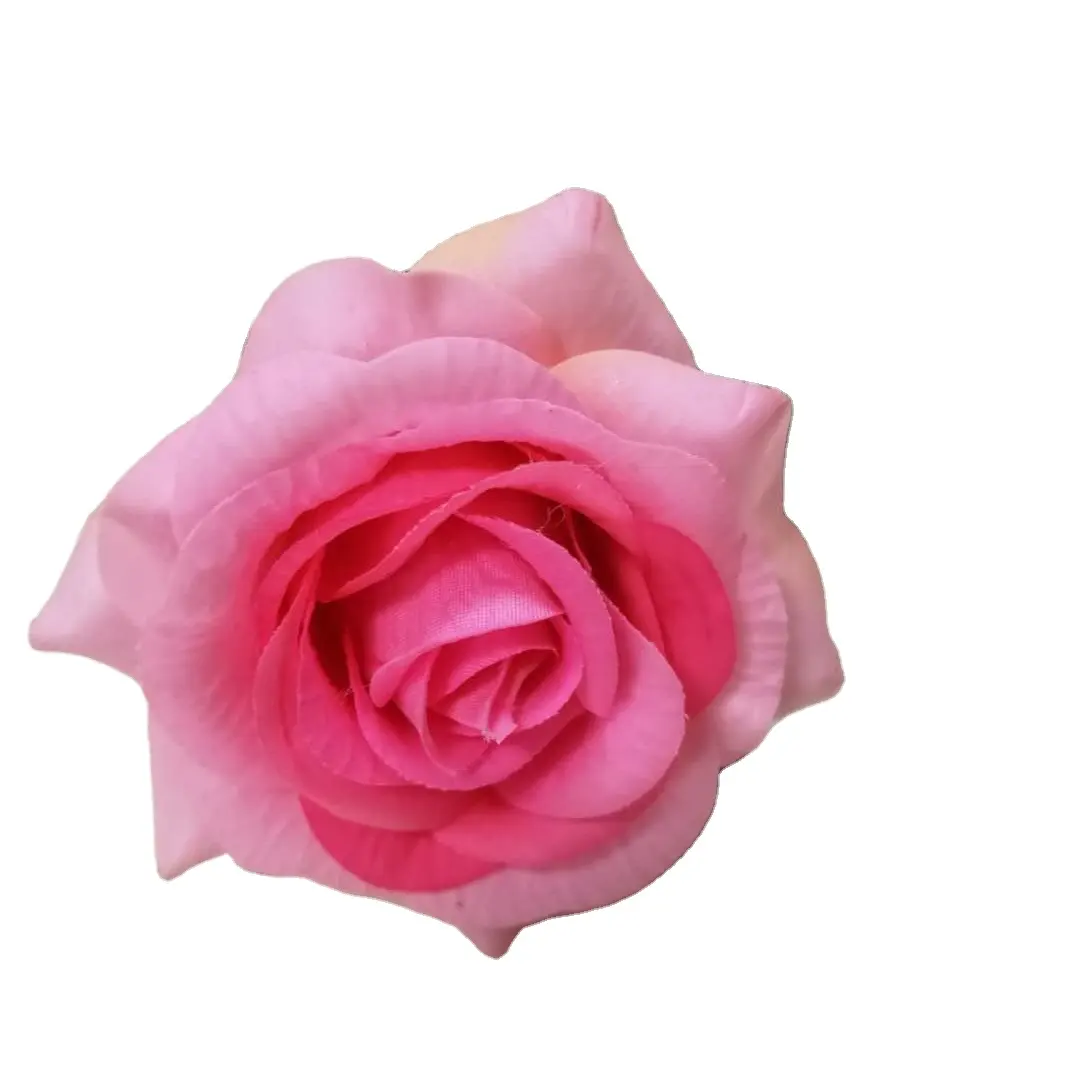 Rosa artificial de tacto real, flor artesanal para boda, flores de látex