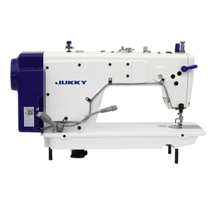 JK9807 High-Speed Lockstitch Industrial Sewing Machine Direct Drive Computerized Garments Leather JUKKY Dark Blue Color - Product Image 2
