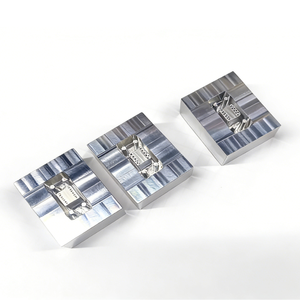 Servicio de Mecanizado CNC Personalizado para Piezas de la Mayoría de Materiales, Base Fija de Bloque de Aluminio Según su <span class=keywords><strong>Dibujo</strong></span> - Product Image 2