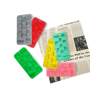 Moule en silicone personnalisé pour biscuits en gelée de crème glacée au chocolat Fruits comme les fraises Ananas Pommes Raisins Outils de cuisson - Product Image 6