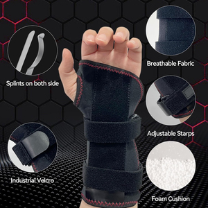 Verstellbare Handflächen- und Handgelenkstütze, Karpaltunnel-Schiene, Immobilisator für Sehnenentzündung, Verstauchung und Arthritis-Linderung - Product Image 6