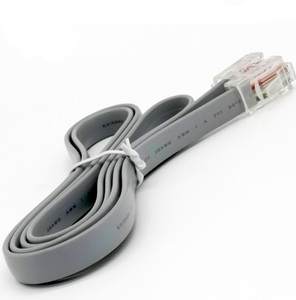 Cables Planos <span class=keywords><strong>de</strong></span> 8 Núcleos y 26 AWG, Cables <span class=keywords><strong>de</strong></span> Extensión Telefónica Modulares RJ45 - Product Image 2