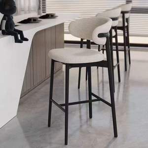 Sillas de Bar de Lujo, Sillas de Madera para Cocina, Isla, Barra de Restaurante, Sillas Altas Económicas, Personalizadas, al por Mayor - Product Image 1