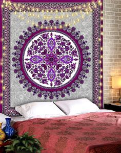 <span class=keywords><strong>Tapisserie</strong></span> murale personnalisée à motif mandala, décoration murale pour la maison, soleil et lune noirs et blancs, <span class=keywords><strong>tapisserie</strong></span> murale de tarot pour la décoration murale - Product Image 3