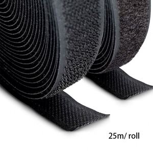 Sangle auto-agrippante pratique de 2,5 cm, sangle à boucle, ruban tissé personnalisé, ruban à enrouler, ruban boucle en nylon - Product Image 3
