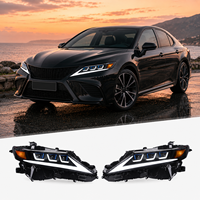 Feux avant LED YX Auto 6000K 12V pour Toyota Camry 2018-2023, kit ABS résistant aux intempéries, installation facile plug-and-play