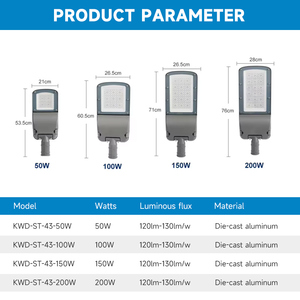 COVEDA โคมไฟโพสต์กลางแจ้งโคมไฟสาธารณะ220V Led โคมไฟบ้านผู้ผลิตไฟถนน - Product Image 3