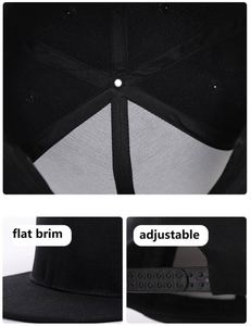 Wholesale Fast Ship Cheap Snapback <b>Cap</b> <b>Flat</b> Bill Fitted Hats Polyester Snapback Baseball <b>Cap</b> - Product Image 3