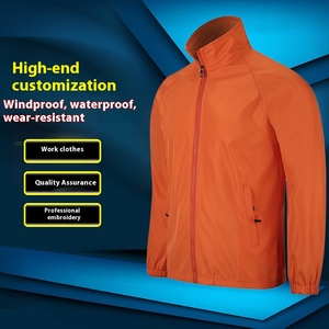 Autumn Group Work Clothes Customized <strong>Men's</strong> Women's Windbreaker Logo Printed <strong>Long</strong> <strong>Sleeve</strong> Windproof Jackets <strong>Vests</strong> Waistcoats - Product Image 2