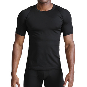 Maglietta sportiva sportiva da <span class=keywords><strong>uomo</strong></span> Slim Fit a maniche lunghe da ginnastica personalizzata per allenamento di calcio alla moda abito in maglia sportiva da <span class=keywords><strong>uomo</strong></span> - Product Image 2