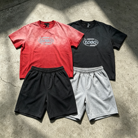 Camiseta Deportiva de Verano para Hombre con Logotipo Personalizado del Fabricante, 100% Algodón Ecológico, Pantalones Cortos, Traje Deportivo para Hombre de Alta Calidad