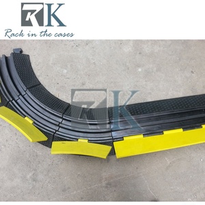 Rampe de protection de câbles à prix abordable, résistante aux hautes températures, en caoutchouc, pour protéger les cordons d'alimentation - Product Image 3