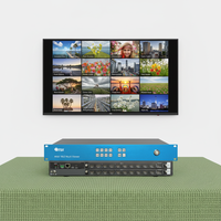 BIT-MV-4K60-1602 Splitter industriel 4K, 16 entrées, répartition arbitraire 15x15, commutation transparente, contrôle RS232/LAN