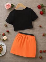 Ropa de verano para niños Moda para niños Conjuntos de dos piezas Conjuntos para adolescentes Ropa para niñas de 5 a 14 años