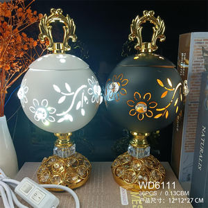 Factory Directly Sale Islamic Metal <strong>Incense</strong> burner with Switch Ramadan Gift Electric Mabkhara burner with LED <strong>Light</strong> - Product Image 3