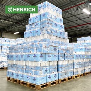 Henrich Toiletten papier 2-lagig 250mm x 300m stark saugfähig Bad Tissue Roll Eco Bambus Toiletten papier Skattly Factory Großhandel - Product Image 2