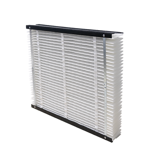 Nouveau filtre à air HVAC personnalisé en fibres synthétiques, panneaux pliés, préfiltre pour fournaise de climatisation, purificateur d'air préfiltré G4-F9, efficacité de 99,99 % - Product Image 3