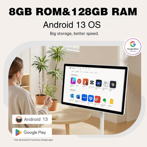 <span class=keywords><strong>Smart</strong></span> <span class=keywords><strong>TV</strong></span> <span class=keywords><strong>de</strong></span> <span class=keywords><strong>24</strong></span> <span class=keywords><strong>Pulgadas</strong></span> con Sistema Operativo Android 13, Monitor Táctil LCD, Panel Interactivo FHD, Retroiluminación LED, Carcasa Blanca para Uso en Hogar Inteligente - Product Image 4