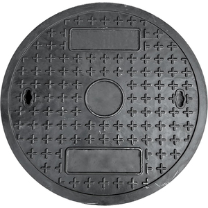Acero de hierro fundido dúctil 60cm Aguas residuales C250 Inspección de alcantarillado Cubierta de pozo de agua 450X600 30x30 - Product Image 1