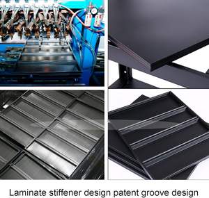 Estantería Apilable de 4 Niveles con Estructura de Acero de Nuevo Diseño, Capacidad de Carga de 300 kg, para Almacenamiento en Almacenes - Product Image 3