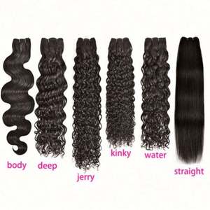 Amygirl Vente en gros économique Lot de mèches de cheveux humains 100% naturels vierges bruts Grade 10A Péruviens Cambodgiens Brésiliens Bouclés crépus - Product Image 5