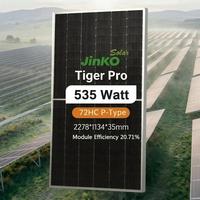 Panneaux solaires de niveau 1 550W 555W 560W Tiger Pro N-Type pour modules photovoltaïques mono PERC demi-cellules bifaciaux double vitrage commerciaux