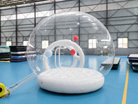 Maison à bulles gonflable en PVC transparente personnalisée en usine avec logo personnalisé, utilisation extérieure portable pour enfants - Marque JIALE