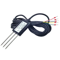 Transmetteur industriel de température, d'humidité et de conductivité électrique du sol avec interface Modbus RS485/RS232 pour la surveillance intelligente de l'irrigation en serre