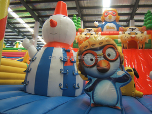 12x7m <span class=keywords><strong>Inflatable</strong></span> thể thao khổng lồ trượt khô trượt người lớn thể thao inflatables Chim Cánh Cụt trượt - Product Image 4