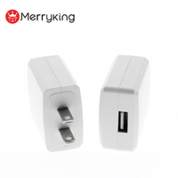 Chargeur vertical US JP USB-A LOGO étiquette OEM chargeur 5V 1A 2A 3A avec certifications PSE UL