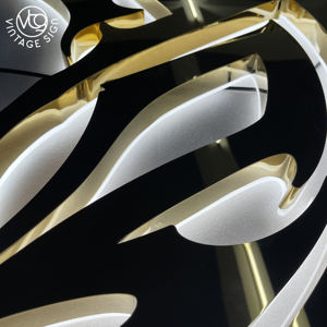 ป้ายไฟ LED ภายในอาคาร ตัวอักษรอะคริลิค ป้ายหน้าร้าน ป้าย 3 มิติ แบบมีไฟส่องด้านหลัง คุณภาพสูง - Product Image 3