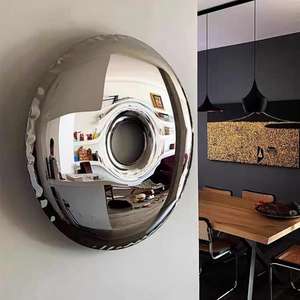 Ciambella in acciaio inox minima decorazione da parete in resina modello Hotel camera sfondo ciondolo da parete per soggiorno - Product Image 6