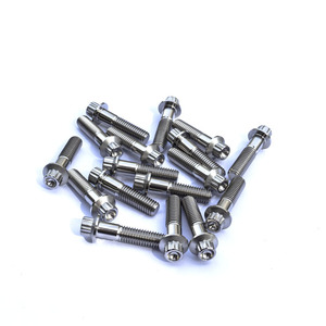 Pernos <span class=keywords><strong>de</strong></span> Titanio GR5 M8*32mm <span class=keywords><strong>de</strong></span> Alta Calidad, Pernos <span class=keywords><strong>de</strong></span> Cabeza <span class=keywords><strong>de</strong></span> Brida <span class=keywords><strong>de</strong></span> 12 Puntas, Precio <span class=keywords><strong>de</strong></span> Fábrica, Tornillos para Llantas Divididas - Product Image 6