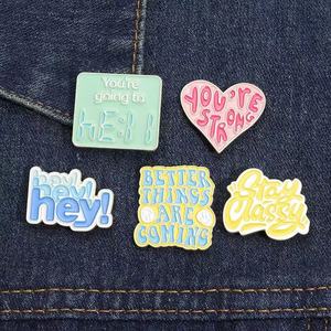 Pins de Esmalte con Frases de Sarcasmo Motivacionales Personalizadas, Regalo Divertido para Bebés con Cruz de Ángel, Insignias de Solapa de los 90 y Joyería de Moda - Product Image 2