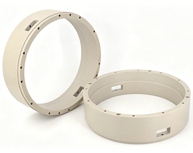 PEEK Retaining Ring, Custom Processing, Polyether Ether Ketone Standard Parts, PEEK Precision Injection Molding