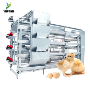 Vente directe d'usine, nouvel équipement d'élevage automatique de poulets en acier galvanisé à quatre niveaux, poussins - Product Image 1
