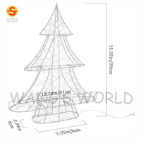 Nachttisch Weihnachts baum Licht Stern Weihnachten Tisch lampe Batterie betriebene Weihnachts stern Lichterketten