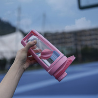 Bouteilles de shaker à protéines en plastique personnalisées avec logo imprimé, de haute qualité, fabriquées en usine pour le sport et la remise en forme