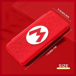 24 Khe Cắm ABS Silicone 3D dập nổi trò chơi <span class=keywords><strong>SD</strong></span> Thẻ Hộp mực Thẻ nhớ bảo vệ hộp chủ trường hợp đối với Nintendo chuyển đổi 2 OLED Lite - Product Image 4