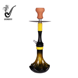 Chichas portables haut de gamme, narguilés, chichas, sheesha, <span class=keywords><strong>bouteille</strong></span> en verre métallique, ensemble de narguilés avec accessoires pour fumer - Product Image 5