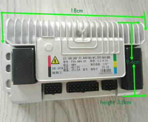 Contrôleur de scooter <span class=keywords><strong>électrique</strong></span> 9 MOSFET 48V60V72V400w Nominale 25A MAX 38A-50A <span class=keywords><strong>Réparation</strong></span> de moto Pièce de bricolage - Product Image 1