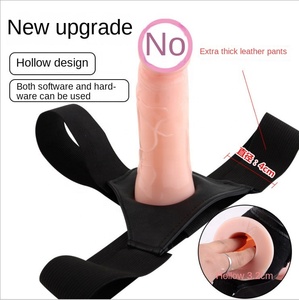Realistischer Umweltfreundlicher Wasserdichter Tragbarer Gürtel <span class=keywords><strong>Sexy</strong></span> Spielzeug Weiblicher Dildo für Lesben Schwule - Product Image 3