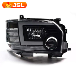 Pour Toyota Hiace 2014-2020 phare de voiture modifié Diode électroluminescente DRL jour marche lumière projecteur lentille faisceau phare - Product Image 5