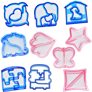 Sandwich Pain Cutters Set pour Enfants Bento Lunch Box Moule Fournitures Légumes Fruits Croûte Animaux Formes Cookie Cutters - Product Image 3