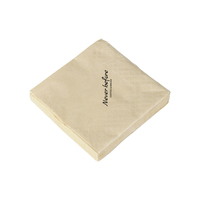 Serviette Jetable Douce 2 Plis Épaisse Personnalisée avec Logo pour Dîner, Restaurant et Cocktail