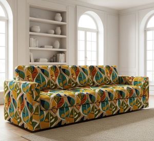 Tela de tapicería estampada Designer Riviera por yardas, material de tapicería de lujo con diseño para sofá, sillón, otomana y cojín. - Product Image 5