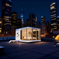 Maison Capsule Portable de Luxe Préfabriquée pour Magasin Urbain, Hôtel et Entreprise Airbnb