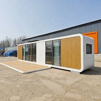 Capsule mobile, entrepôt Apple, maison préfabriquée, module modulaire, mini-cabine intelligente, maison, solution de vie préfabriquée personnalisée