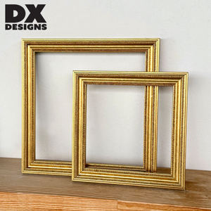 Декоративный профиль DX Designs для фоторамок и картин из пластика и дерева в винтажном стиле — золотой и черный декоративный молдинг для оформления картин и фотографий - Product Image 6