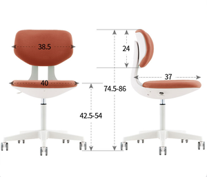 लैब क्लिनिक डेंटिस्ट मसाज डॉक्टर कार्यालय अस्पताल डेंटिस्ट स्टूल कुर्सियों के लिए एर्गोनोमिक स्टूल लेदर चेयर - Product Image 6